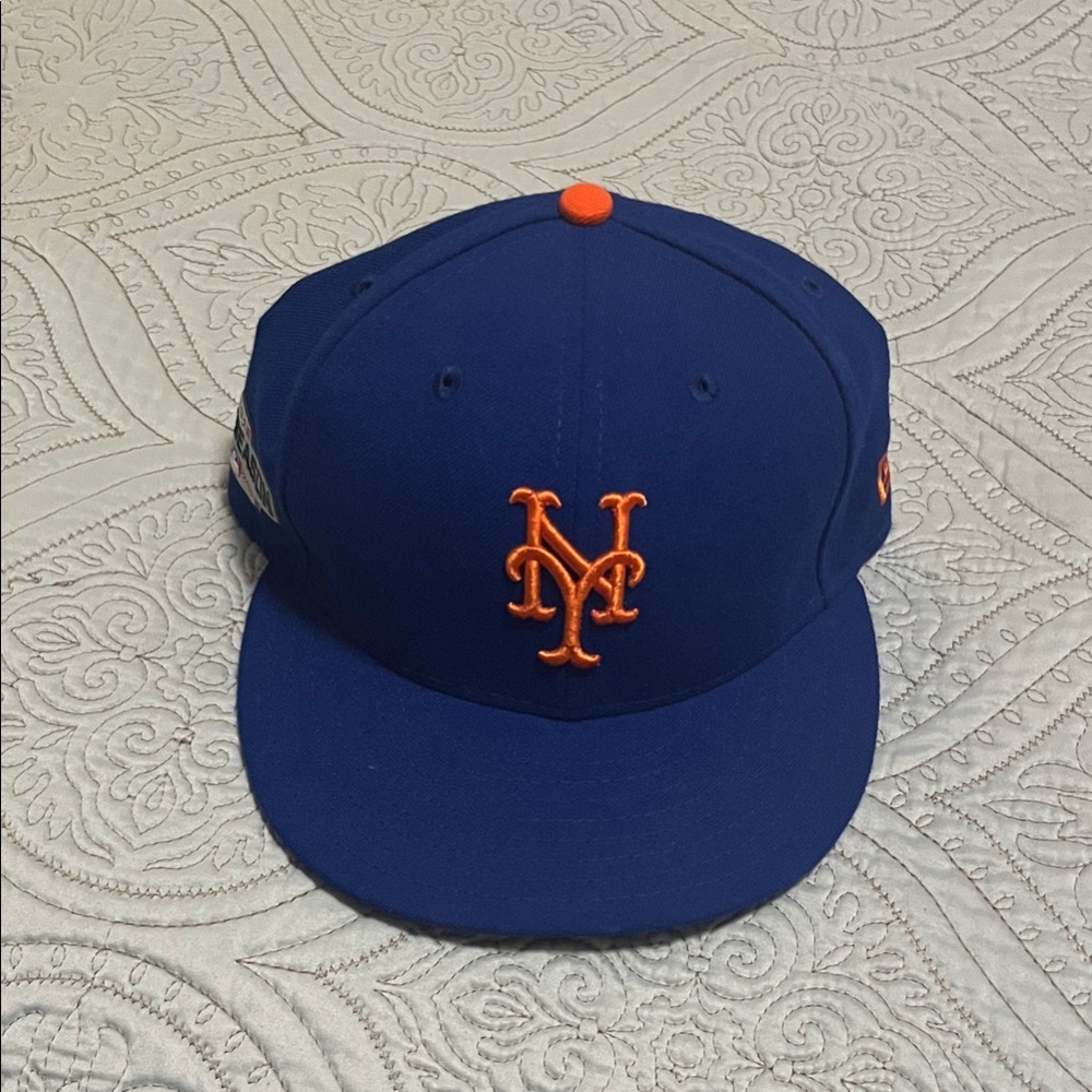 New Era Royal Blue Cap with Orange Accents